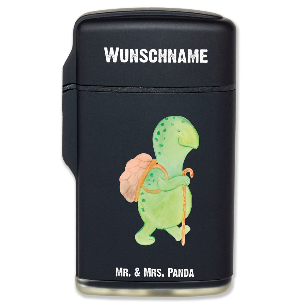 Personalisiertes Feuerzeug Schildkröte Wanderer Personalisiertes Feuerzeug, Personalisiertes Gas-Feuerzeug, Personalisiertes Sturmfeuerzeug, Schildkröte, Schildkröten, Motivation, Motivationsspruch, Motivationssprüche, Neuanfang