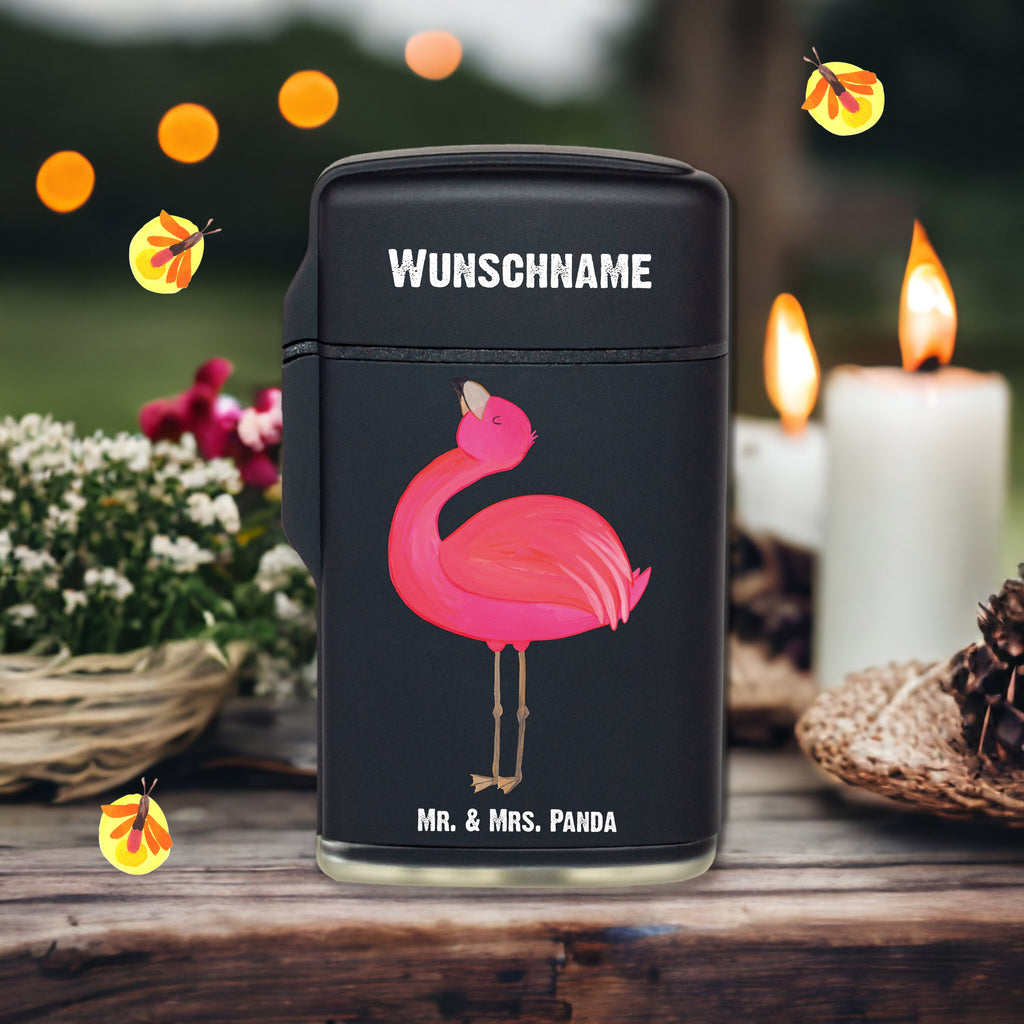 Personalisiertes Feuerzeug Flamingo stolz Personalisiertes Feuerzeug, Personalisiertes Gas-Feuerzeug, Personalisiertes Sturmfeuerzeug, Flamingo, stolz, Freude, Selbstliebe, Selbstakzeptanz, Freundin, beste Freundin, Tochter, Mama, Schwester