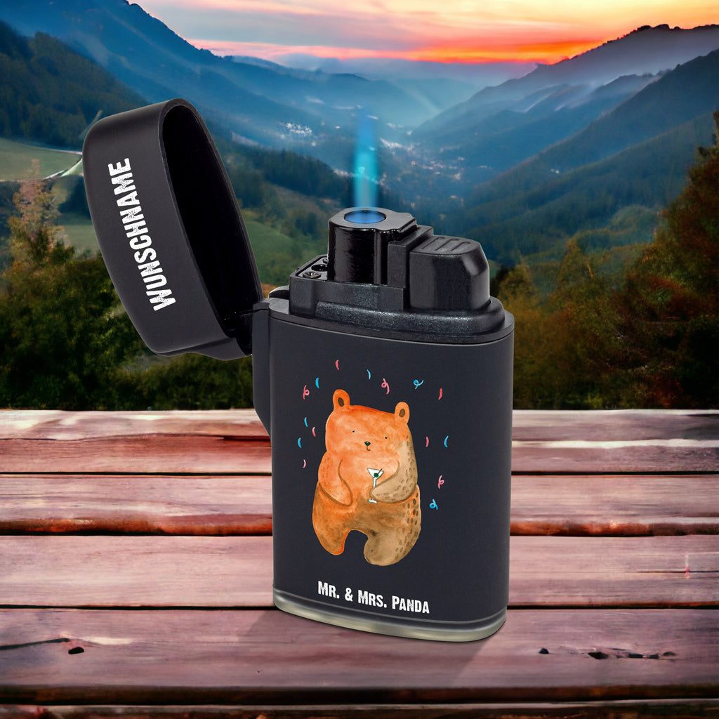 Personalisiertes Feuerzeug Bär Party Personalisiertes Feuerzeug, Personalisiertes Gas-Feuerzeug, Personalisiertes Sturmfeuerzeug, Bär, Teddy, Teddybär, Geburtstag, Geburtstagsgeschenk, Geschenk, Party, Feiern, Abfeiern, Mitbringsel, Gute Laune, Lustig