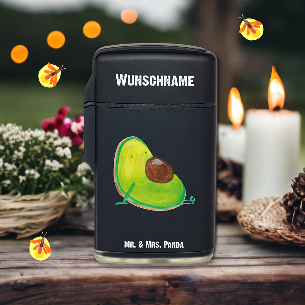 Personalisiertes Feuerzeug Avocado schwanger Personalisiertes Feuerzeug, Personalisiertes Gas-Feuerzeug, Personalisiertes Sturmfeuerzeug, Avocado, Veggie, Vegan, Gesund, schwanger, Schwangerschaft, Babyparty, Babyshower