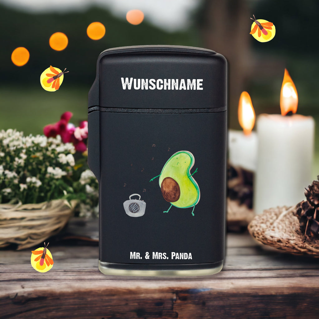 Personalisiertes Feuerzeug Avocado tanzt Personalisiertes Feuerzeug, Personalisiertes Gas-Feuerzeug, Personalisiertes Sturmfeuerzeug, Avocado, Veggie, Vegan, Gesund