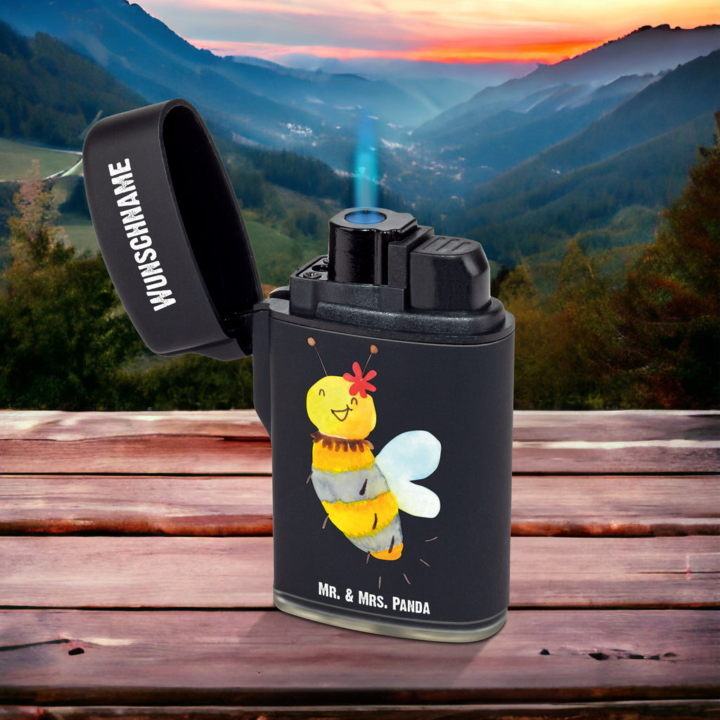 Personalisiertes Feuerzeug Biene Blume Personalisiertes Feuerzeug, Personalisiertes Gas-Feuerzeug, Personalisiertes Sturmfeuerzeug, Biene, Wespe, Hummel