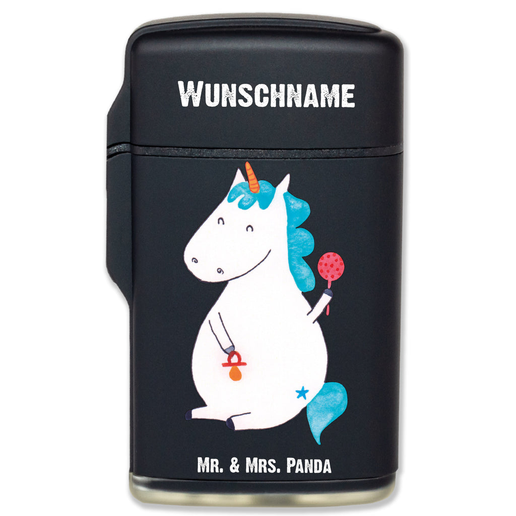 Personalisiertes Feuerzeug Einhorn Baby Personalisiertes Feuerzeug, Personalisiertes Gas-Feuerzeug, Personalisiertes Sturmfeuerzeug, Einhorn, Einhörner, Einhorn Deko, Pegasus, Unicorn, Mutter, Geburt, Geburtstag, erstes Kind, Baby, Babyglück, Nachwuchs, Eltern, Party, Kind, Schnuller