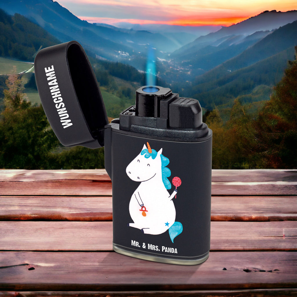 Personalisiertes Feuerzeug Einhorn Baby Personalisiertes Feuerzeug, Personalisiertes Gas-Feuerzeug, Personalisiertes Sturmfeuerzeug, Einhorn, Einhörner, Einhorn Deko, Pegasus, Unicorn, Mutter, Geburt, Geburtstag, erstes Kind, Baby, Babyglück, Nachwuchs, Eltern, Party, Kind, Schnuller