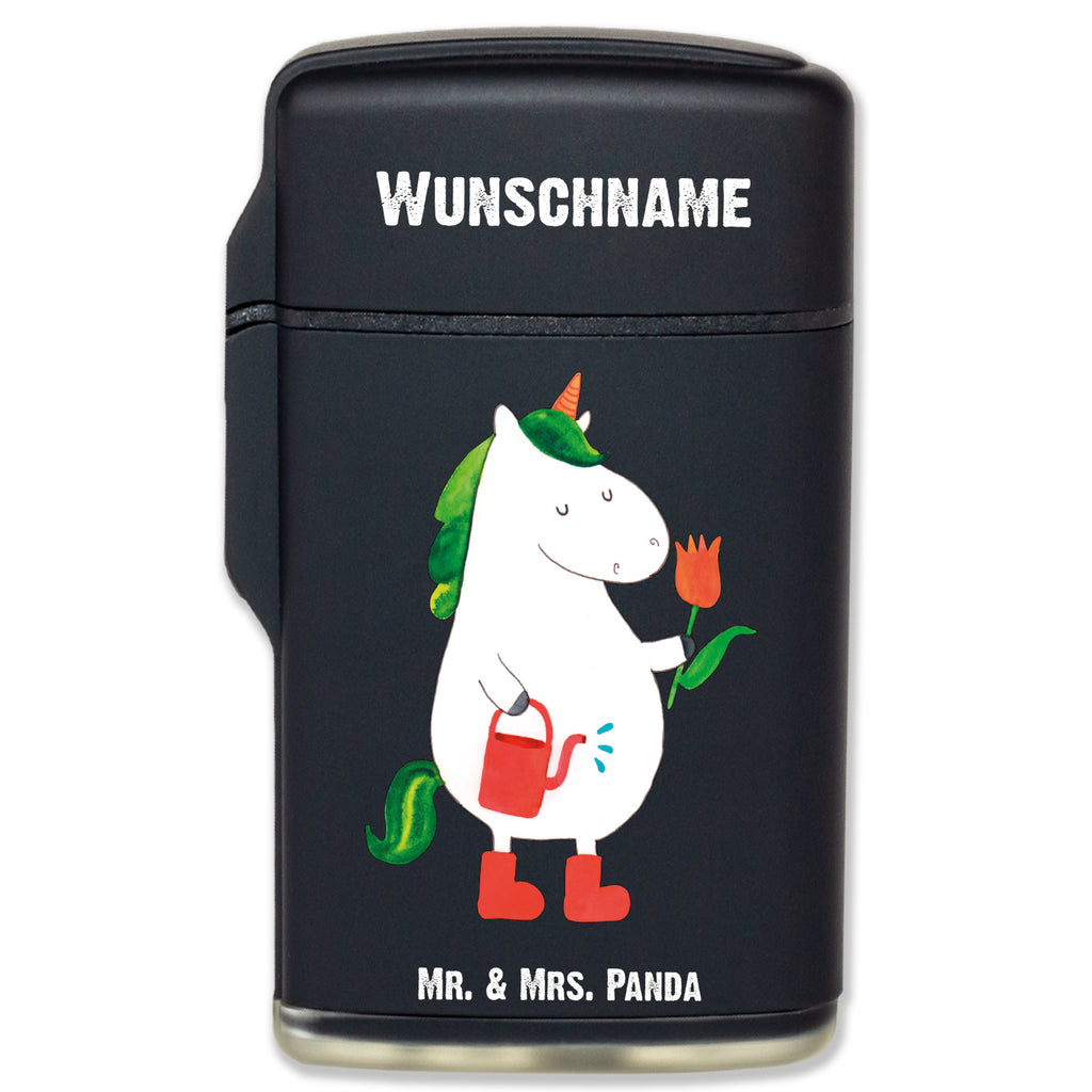 Personalisiertes Feuerzeug Einhorn Gärtner Personalisiertes Feuerzeug, Personalisiertes Gas-Feuerzeug, Personalisiertes Sturmfeuerzeug, Einhorn, Einhörner, Einhorn Deko, Pegasus, Unicorn, Luftballon, Gießkanne, Giesskanne, Lebenslust, Freude, Blume, Freundin, Garten, Stiefel