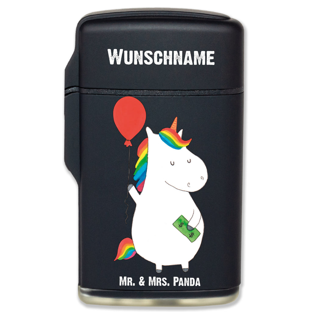 Personalisiertes Feuerzeug Einhorn Luftballon Personalisiertes Feuerzeug, Personalisiertes Gas-Feuerzeug, Personalisiertes Sturmfeuerzeug, Einhorn, Einhörner, Einhorn Deko, Pegasus, Unicorn, Luftballon, Geld, Lebenslust, Freude, Geschenk, Freundin
