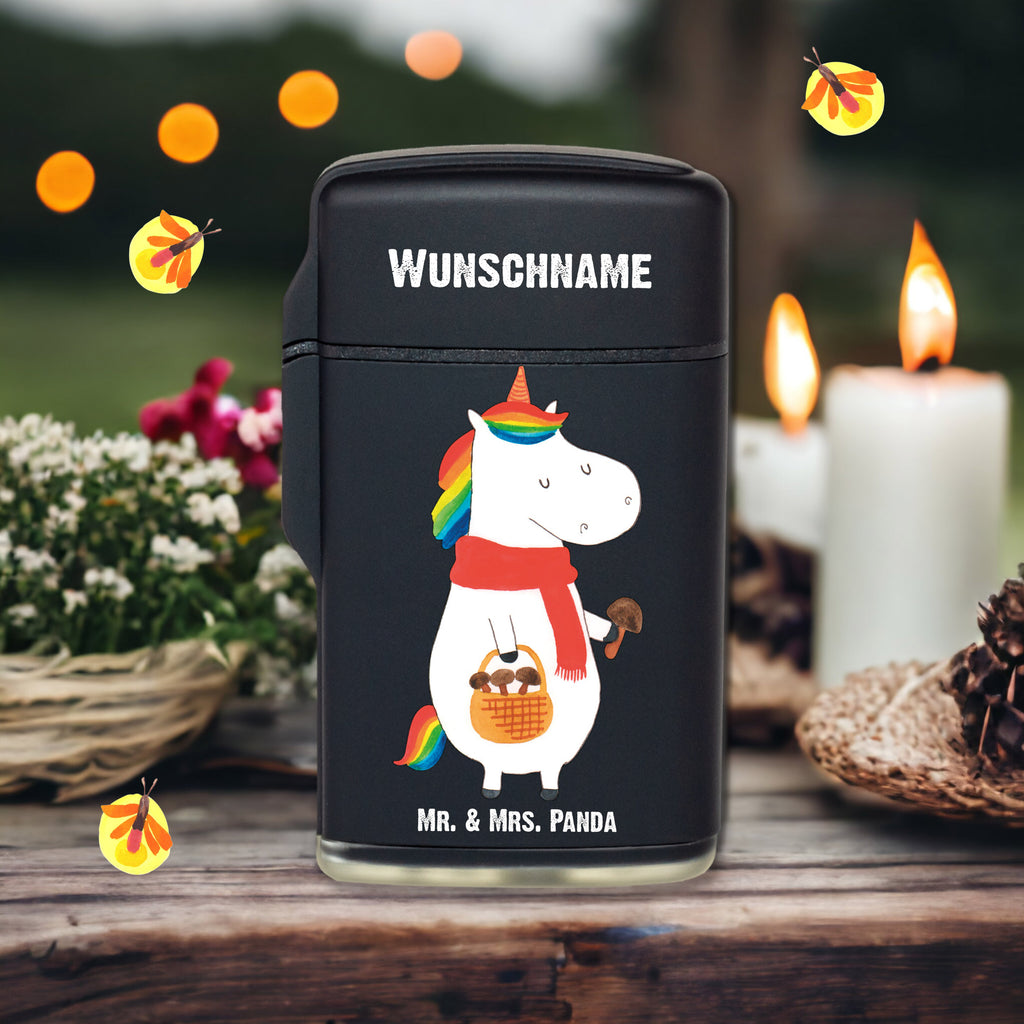 Personalisiertes Feuerzeug Einhorn Pilz Personalisiertes Feuerzeug, Personalisiertes Gas-Feuerzeug, Personalisiertes Sturmfeuerzeug, Einhorn, Einhörner, Einhorn Deko, Pegasus, Unicorn, Pilze, Pilzsammler, Motivation, Spruch, Liebeskummer