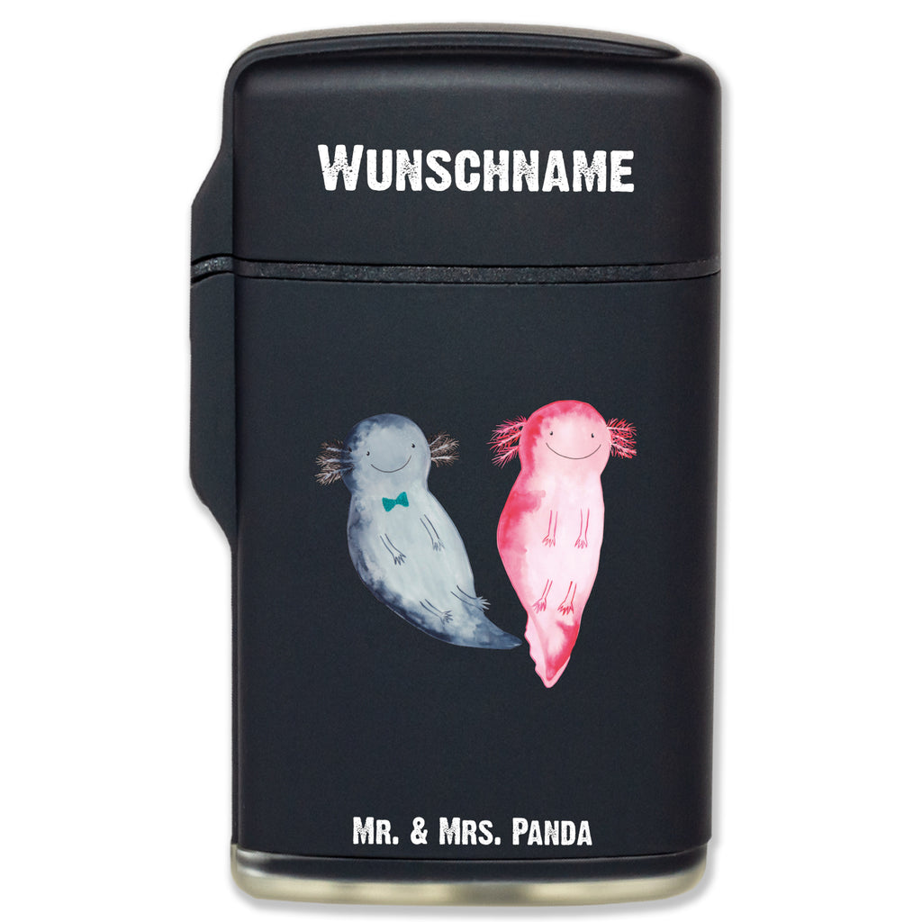 Personalisiertes Feuerzeug Axolotl Axel+Lotte Personalisiertes Feuerzeug, Personalisiertes Gas-Feuerzeug, Personalisiertes Sturmfeuerzeug, Axolotl, Molch, Axolot, Schwanzlurch, Lurch, Lurche, Liebe, große Liebe, Liebesbeweis, Freund, Verlobter, Ehemann, Jahrestag, Valentinstag
