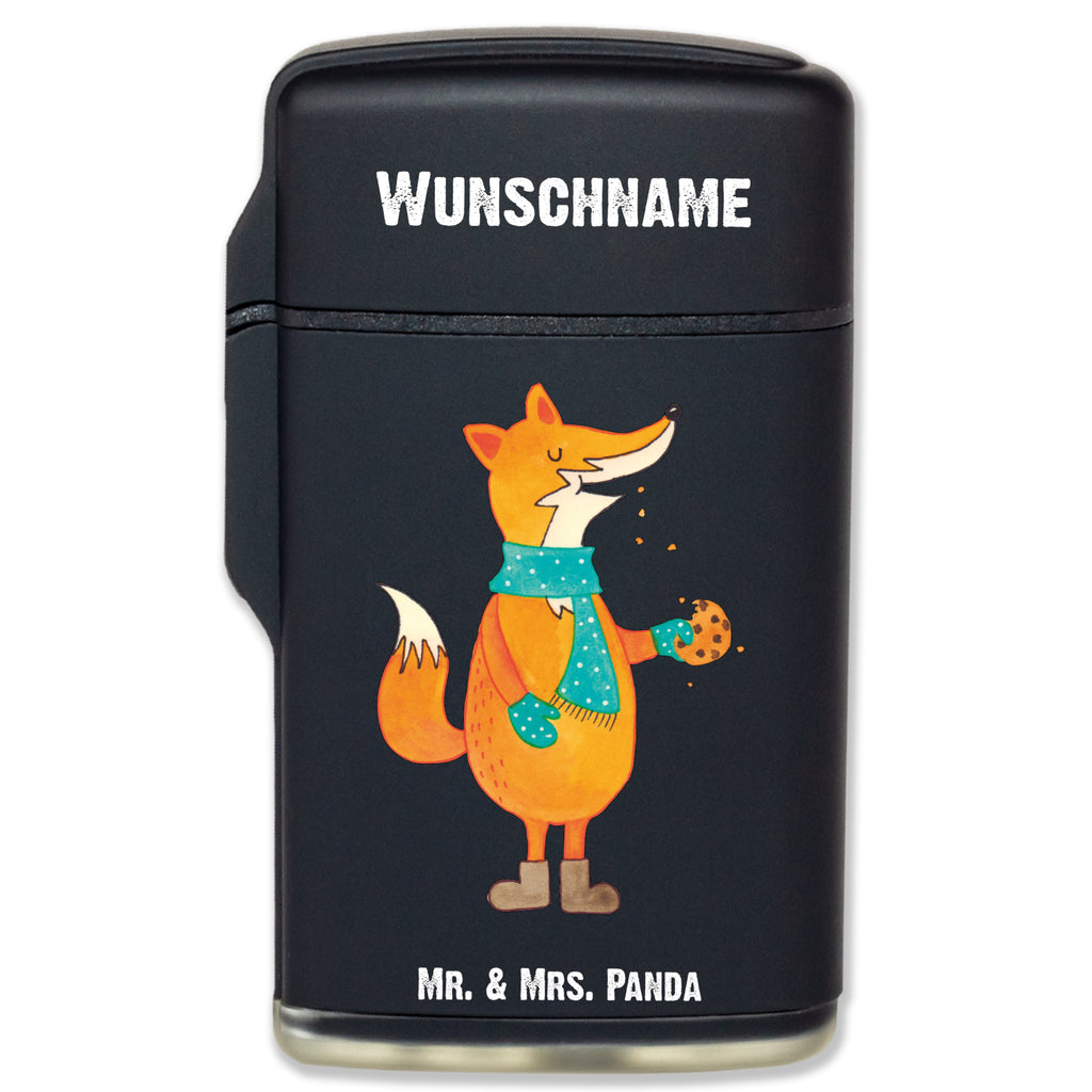Personalisiertes Feuerzeug Fuchs Keks Personalisiertes Feuerzeug, Personalisiertes Gas-Feuerzeug, Personalisiertes Sturmfeuerzeug, Fuchs, Füchse, Backen Spruch, Kekse, Winter, Weihnachtszeit, Plätzchen, Liebe, Küche Deko