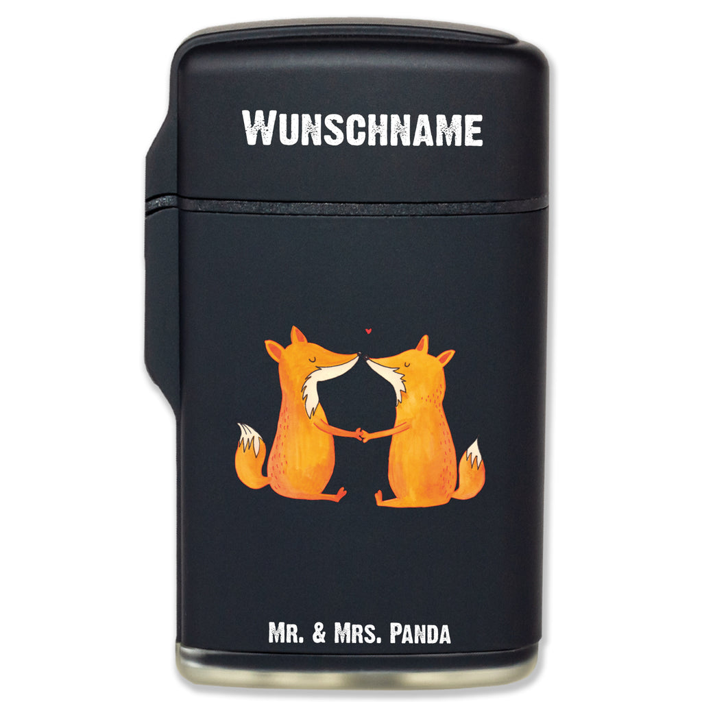Personalisiertes Feuerzeug Füchse Liebe Personalisiertes Feuerzeug, Personalisiertes Gas-Feuerzeug, Personalisiertes Sturmfeuerzeug, Fuchs, Füchse, Fox, Liebe, Liebespaar, Paar, Partner, Freundin, Freund, Ehe, Verlobte, Ehemann, Ehefrau, Liebesbeweis