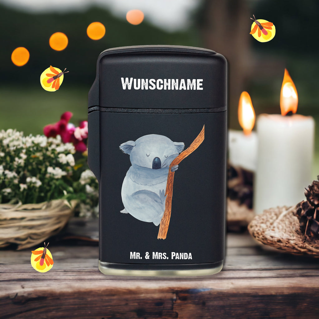 Personalisiertes Feuerzeug Koalabär Personalisiertes Feuerzeug, Personalisiertes Gas-Feuerzeug, Personalisiertes Sturmfeuerzeug, Tiermotive, Gute Laune, lustige Sprüche, Tiere, Koala, träumen, Traum, schlafen, Schlafzimmer, Traumland, Bär, Koalabär