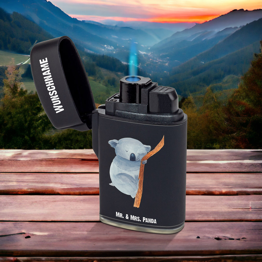 Personalisiertes Feuerzeug Koalabär Personalisiertes Feuerzeug, Personalisiertes Gas-Feuerzeug, Personalisiertes Sturmfeuerzeug, Tiermotive, Gute Laune, lustige Sprüche, Tiere, Koala, träumen, Traum, schlafen, Schlafzimmer, Traumland, Bär, Koalabär