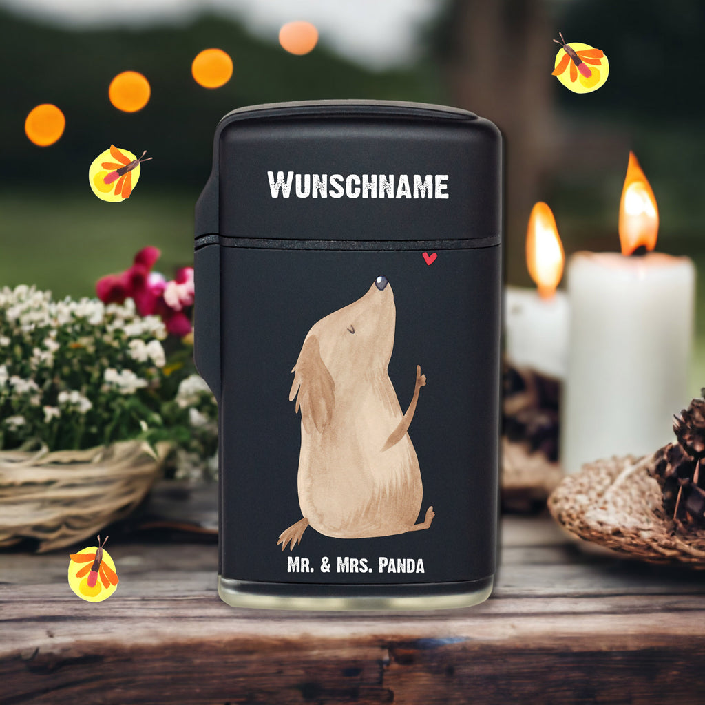 Personalisiertes Feuerzeug Hund Liebe Personalisiertes Feuerzeug, Personalisiertes Gas-Feuerzeug, Personalisiertes Sturmfeuerzeug, Hund, Hundemotiv, Haustier, Hunderasse, Tierliebhaber, Hundebesitzer, Sprüche, Liebe, Hundeglück, Hundeliebe, Hunde, Frauchen