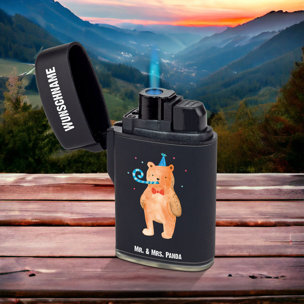 Personalisiertes Feuerzeug Birthday Bär Personalisiertes Feuerzeug, Personalisiertes Gas-Feuerzeug, Personalisiertes Sturmfeuerzeug, Bär, Teddy, Teddybär, Happy Birthday, Alles Gute, Glückwunsch, Geburtstag