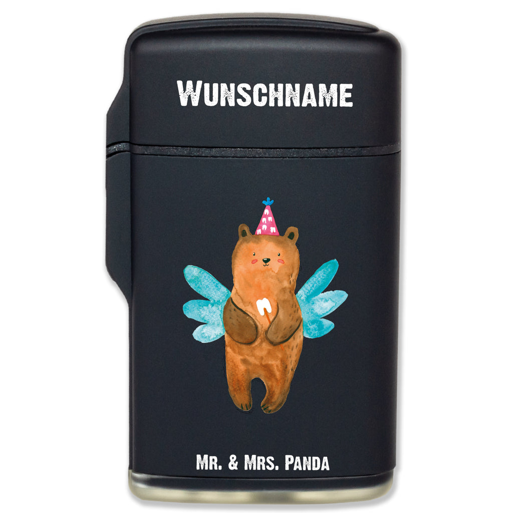 Personalisiertes Feuerzeug Zahnfee Bär Personalisiertes Feuerzeug, Personalisiertes Gas-Feuerzeug, Personalisiertes Sturmfeuerzeug, Bär, Teddy, Teddybär, Zahnfee, Fee, Milchzahn, Erster Zahn