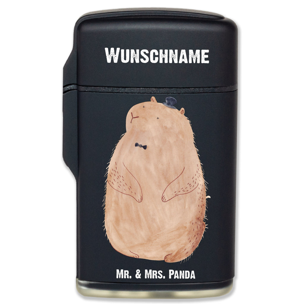 Personalisiertes Feuerzeug Murmeltier Personalisiertes Feuerzeug, Personalisiertes Gas-Feuerzeug, Personalisiertes Sturmfeuerzeug, Tiermotive, Gute Laune, lustige Sprüche, Tiere, Murmeltier, Knigge, Fröhlichkeit, Freundlichkeit, Respekt, Anstand