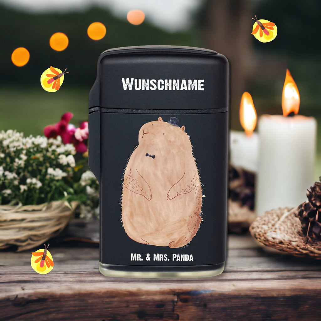 Personalisiertes Feuerzeug Murmeltier Personalisiertes Feuerzeug, Personalisiertes Gas-Feuerzeug, Personalisiertes Sturmfeuerzeug, Tiermotive, Gute Laune, lustige Sprüche, Tiere, Murmeltier, Knigge, Fröhlichkeit, Freundlichkeit, Respekt, Anstand