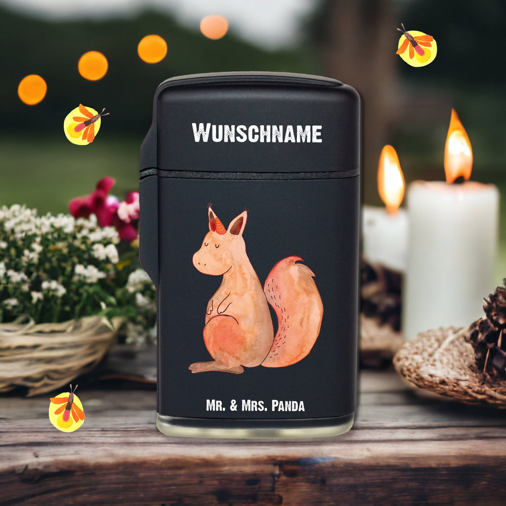 Personalisiertes Feuerzeug Einhörnchen Glaube Personalisiertes Feuerzeug, Personalisiertes Gas-Feuerzeug, Personalisiertes Sturmfeuerzeug, Einhorn, Einhörner, Einhorn Deko, Pegasus, Unicorn, Einhörnchen, Eichhörnchen, Eichhorn