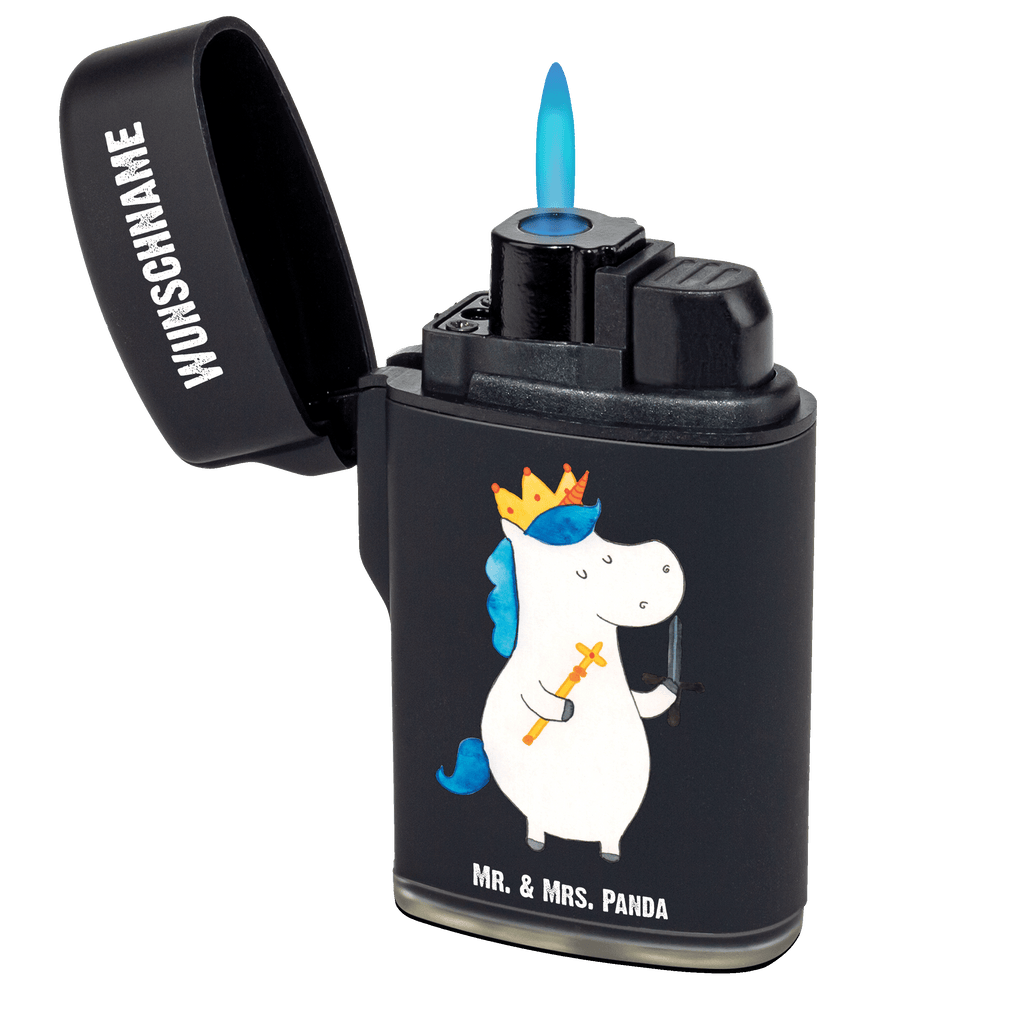Personalisiertes Feuerzeug Einhorn König mit Schwert Personalisiertes Feuerzeug, Personalisiertes Gas-Feuerzeug, Personalisiertes Sturmfeuerzeug, Einhorn, Einhörner, Einhorn Deko, Pegasus, Unicorn, König, Ritter, Mittelalter
