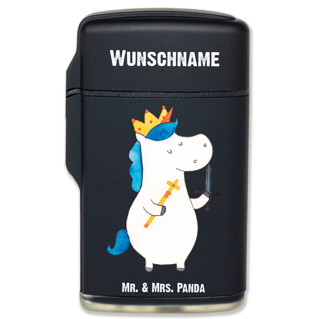 Personalisiertes Feuerzeug Einhorn König mit Schwert Personalisiertes Feuerzeug, Personalisiertes Gas-Feuerzeug, Personalisiertes Sturmfeuerzeug, Einhorn, Einhörner, Einhorn Deko, Pegasus, Unicorn, König, Ritter, Mittelalter