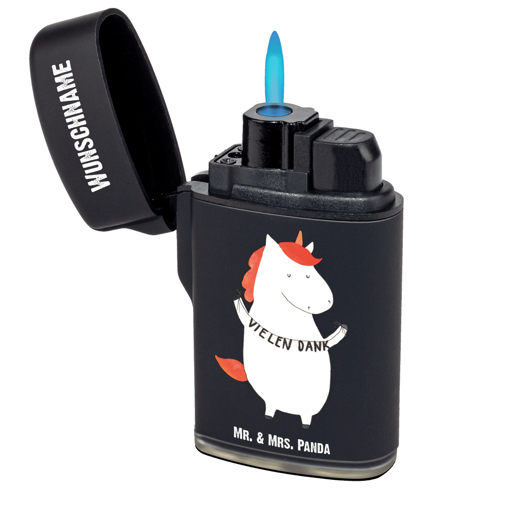 Personalisiertes Feuerzeug Einhorn Vielen Dank Personalisiertes Feuerzeug, Personalisiertes Gas-Feuerzeug, Personalisiertes Sturmfeuerzeug, Einhorn, Einhörner, Einhorn Deko, Pegasus, Unicorn, Danke, vielen Dank, Dankeschön, Danksagung