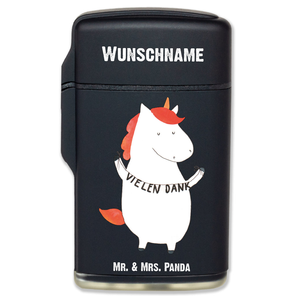 Personalisiertes Feuerzeug Einhorn Vielen Dank Personalisiertes Feuerzeug, Personalisiertes Gas-Feuerzeug, Personalisiertes Sturmfeuerzeug, Einhorn, Einhörner, Einhorn Deko, Pegasus, Unicorn, Danke, vielen Dank, Dankeschön, Danksagung