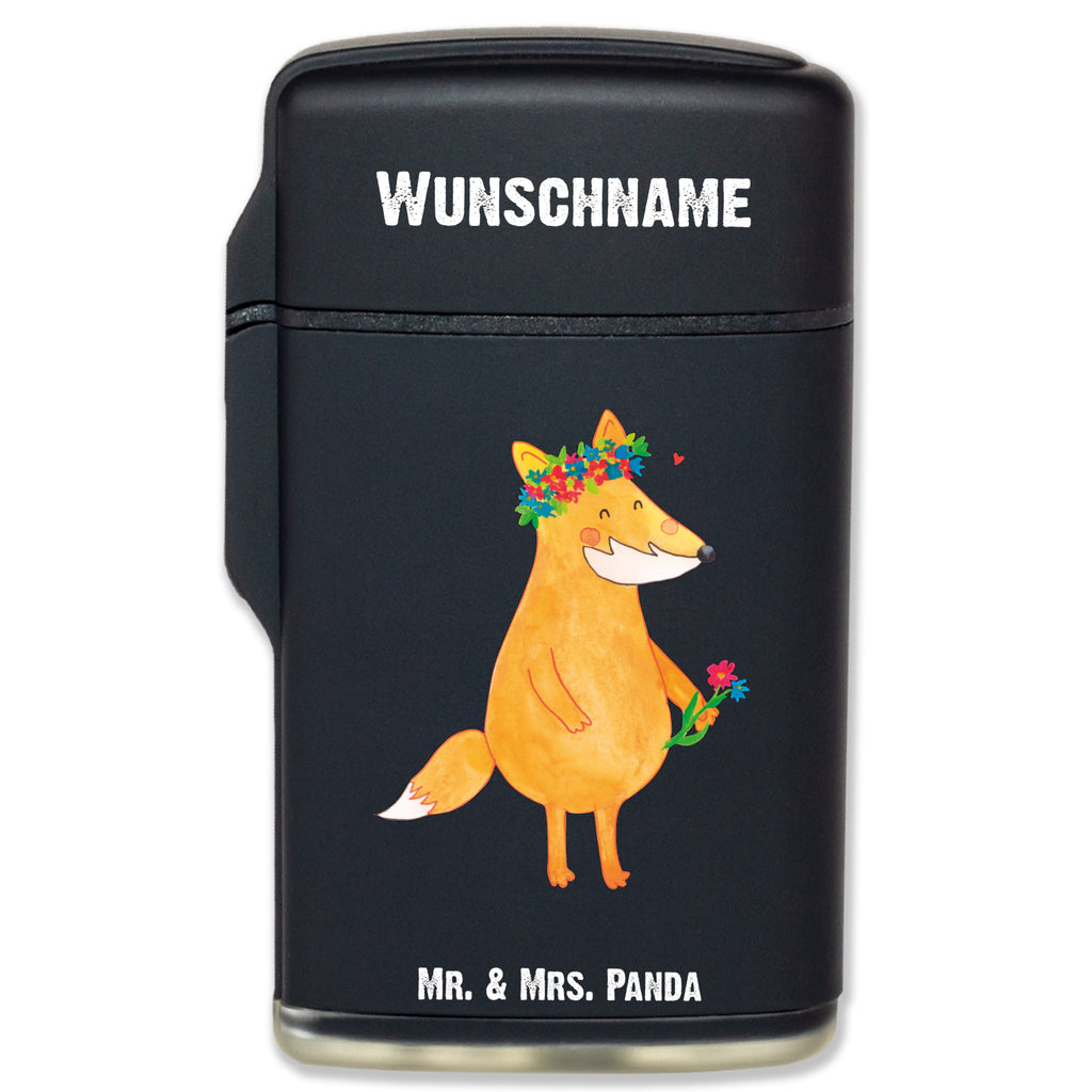Personalisiertes Feuerzeug Fuchs Blumenliebe Personalisiertes Feuerzeug, Personalisiertes Gas-Feuerzeug, Personalisiertes Sturmfeuerzeug, Fuchs, Füchse, Fox, Liebe, Freundin, Fuchsmädchen, Blumenmädchen, Freundinnen, Liebesbeweis, Blume, Blumen, Motivation, Freude, ich, mich, Selbstliebe