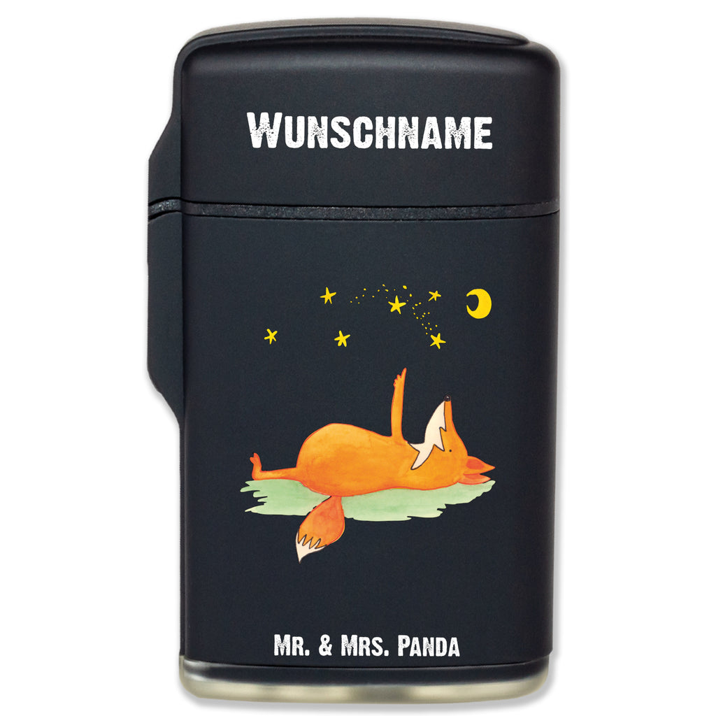 Personalisiertes Feuerzeug Fuchs Sterne Personalisiertes Feuerzeug, Personalisiertes Gas-Feuerzeug, Personalisiertes Sturmfeuerzeug, Fuchs, Füchse, tröstende Worte, Spruch positiv, Spruch schön, Romantik, Always Look on the Bright Side of Life