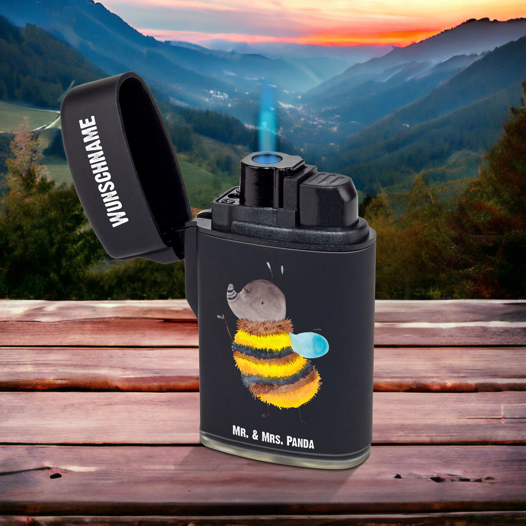 Personalisiertes Feuerzeug Hummel flauschig Personalisiertes Feuerzeug, Personalisiertes Gas-Feuerzeug, Personalisiertes Sturmfeuerzeug, Tiermotive, Gute Laune, lustige Sprüche, Tiere, Hummel, Flauschig, Biene, Blume, Natur