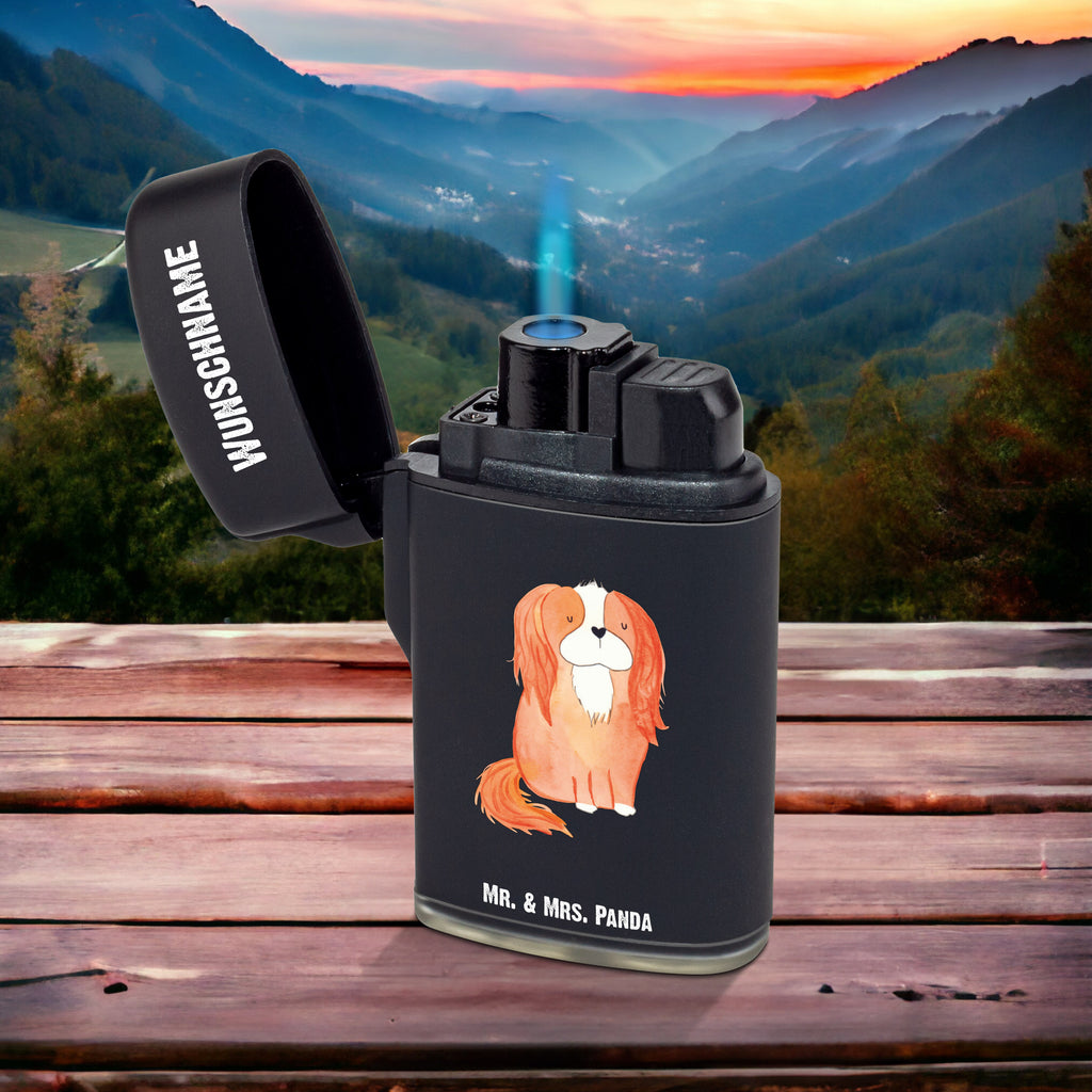 Personalisiertes Feuerzeug Cavalier King Charles Spaniel Personalisiertes Feuerzeug, Personalisiertes Gas-Feuerzeug, Personalisiertes Sturmfeuerzeug, Hund, Hundemotiv, Haustier, Hunderasse, Tierliebhaber, Hundebesitzer, Sprüche, Cavalier King Charles Spaniel, Cockerspaniel, Spaniel, Spruch, schönster Hund
