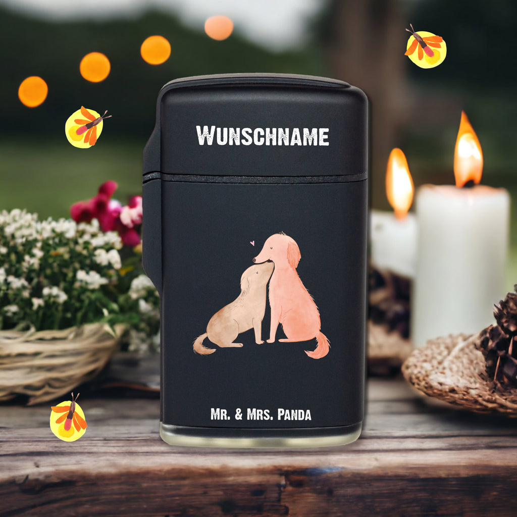 Personalisiertes Feuerzeug Hunde Liebe Personalisiertes Feuerzeug, Personalisiertes Gas-Feuerzeug, Personalisiertes Sturmfeuerzeug, Hund, Hundemotiv, Haustier, Hunderasse, Tierliebhaber, Hundebesitzer, Sprüche, Liebe, Hund. Hunde, Kuss, Vertrauen, Kuscheln, Herz