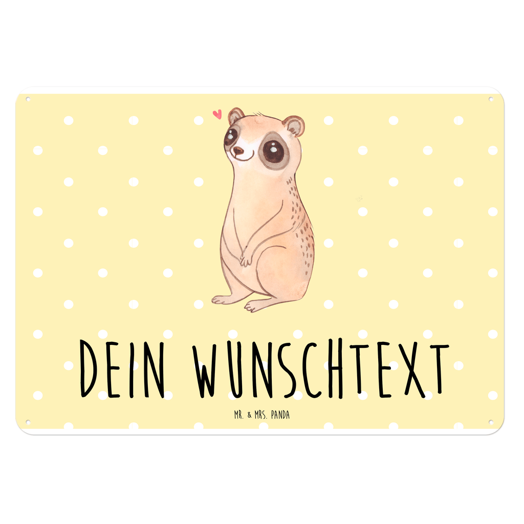 Personalisiertes Blechschild Plumplori Glücklich Blechschild, Metallschild, Geschenk Schild, Schild, Magnet-Metall-Schild, Deko Schild, Wandschild, Wand-Dekoration, Türschild, süße Tiermotive, gute Laune, lustige Sprüche, Tiere, Plumplori, Niedlich, Glück