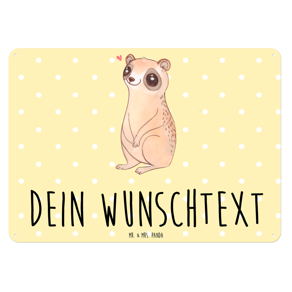 Personalisiertes Blechschild Plumplori Glücklich Blechschild, Metallschild, Geschenk Schild, Schild, Magnet-Metall-Schild, Deko Schild, Wandschild, Wand-Dekoration, Türschild, süße Tiermotive, gute Laune, lustige Sprüche, Tiere, Plumplori, Niedlich, Glück