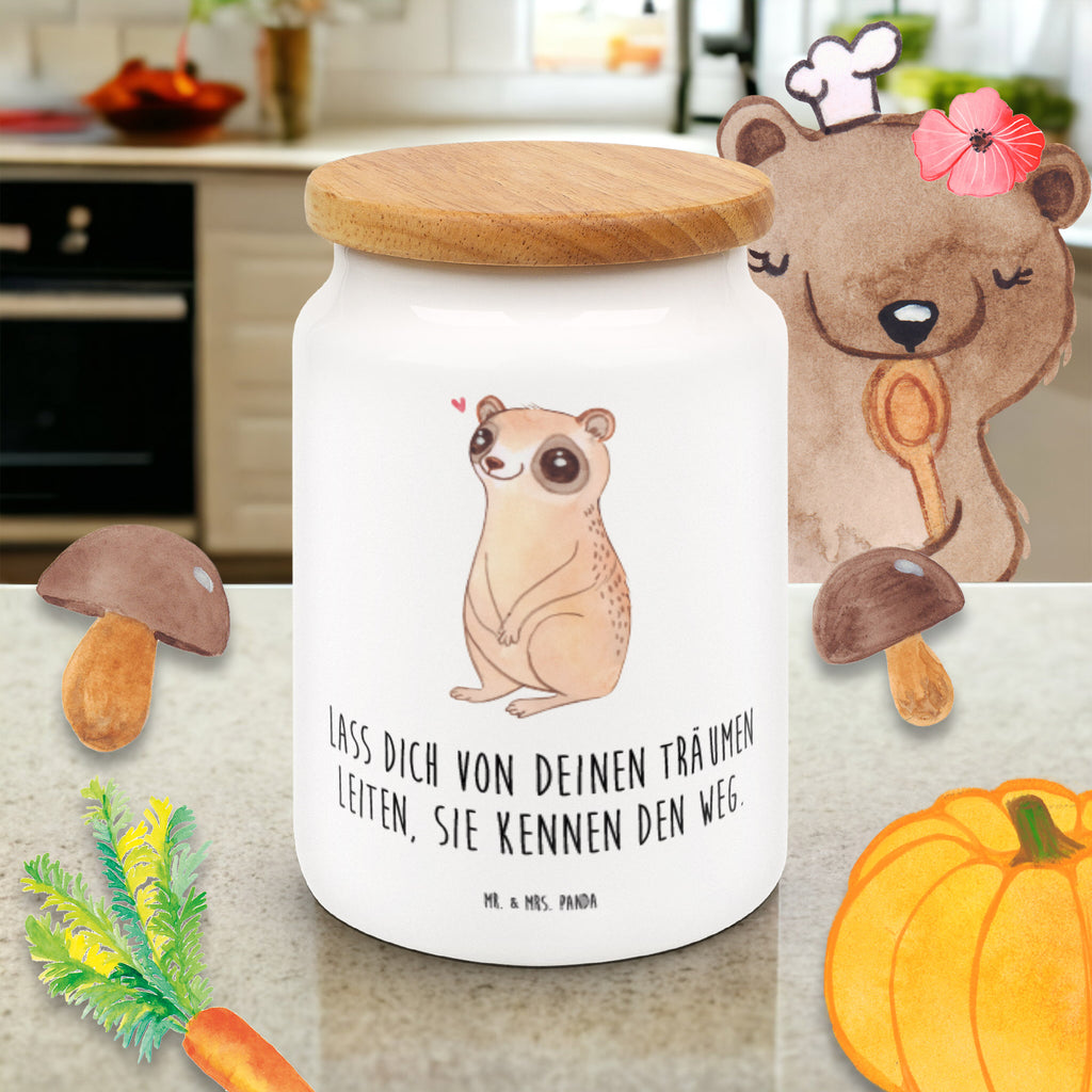 Vorratsdose Plumplori Glücklich Plumplori, Niedlich, Glück Vorratsdose, Keksdose, Keramikdose, Leckerlidose, Dose  süße Tiermotive, gute Laune, lustige Sprüche, Tiere