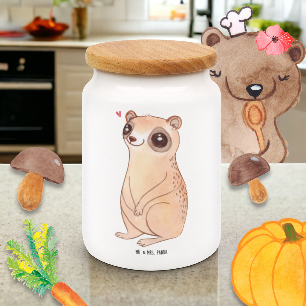 Vorratsdose Plumplori Glücklich Plumplori, Niedlich, Glück Vorratsdose, Keksdose, Keramikdose, Leckerlidose, Dose  süße Tiermotive, gute Laune, lustige Sprüche, Tiere