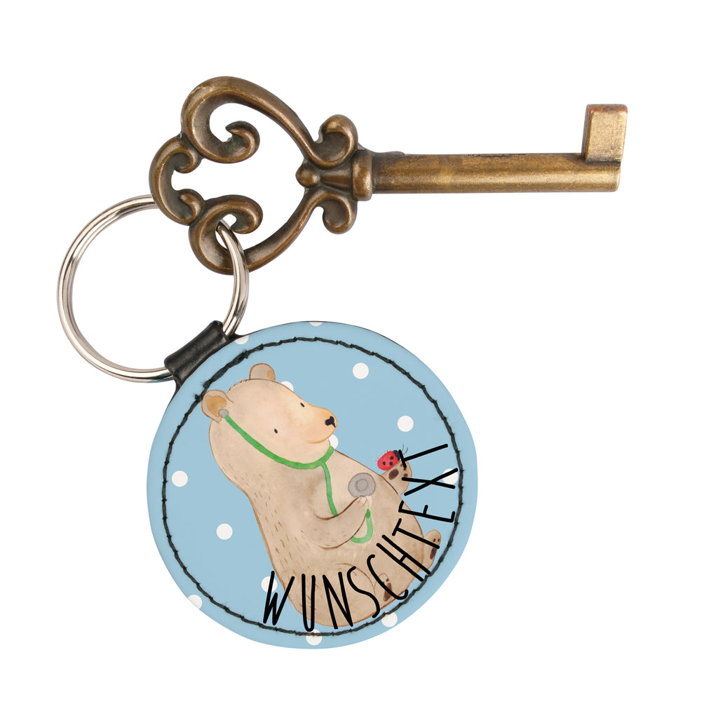 Personalisierter Schlüsselanhänger Bär Arzt Personalisierter Schlüsselanhänger, Personalisierter Anhänger, Personalisierter Taschenanhänger, Personalisierter Glücksbringer, Personalisierter Schutzengel, Schlüsselanhänger mit Namen, Anhänger mit Namen, Glücksbringer mit Namen, Schlüsselanhänger Wunschtext, Schlüsselanhänger selbst gestalten, Bär, Teddy, Teddybär, Arzt, Ärztin, Doktor, Professor, Doktorin, Professorin