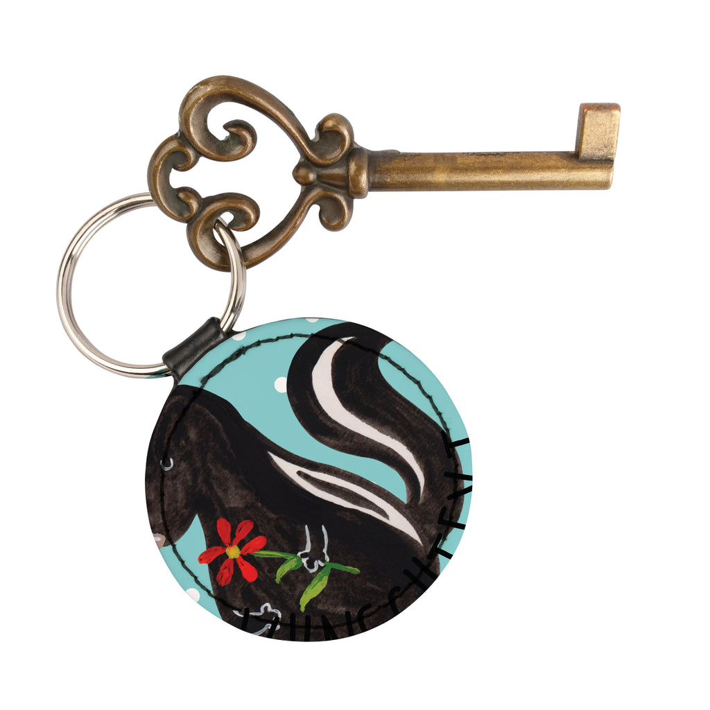 Personalisierter Schlüsselanhänger Stinktier Blume Personalisierter Schlüsselanhänger, Personalisierter Anhänger, Personalisierter Taschenanhänger, Personalisierter Glücksbringer, Personalisierter Schutzengel, Schlüsselanhänger mit Namen, Anhänger mit Namen, Glücksbringer mit Namen, Schlüsselanhänger Wunschtext, Schlüsselanhänger selbst gestalten, Stinktier, Skunk, Wildtier, Raubtier, Stinker, Stinki, Tagträumer, verträumt, Dreams, Träume