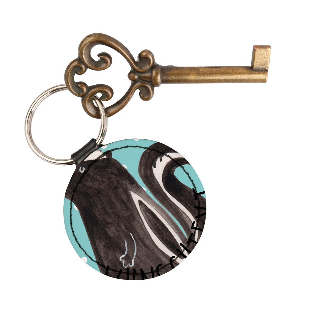 Personalisierter Schlüsselanhänger Stinktier sitzend Personalisierter Schlüsselanhänger, Personalisierter Anhänger, Personalisierter Taschenanhänger, Personalisierter Glücksbringer, Personalisierter Schutzengel, Schlüsselanhänger mit Namen, Anhänger mit Namen, Glücksbringer mit Namen, Schlüsselanhänger Wunschtext, Schlüsselanhänger selbst gestalten, Stinktier, Skunk, Wildtier, Raubtier, Stinker, Stinki, Spruch, Büro, Recht, Besserwisser
