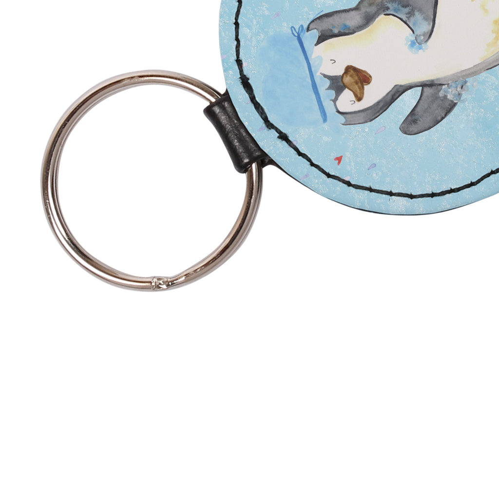 Personalisierter Schlüsselanhänger Pinguin duscht Personalisierter Schlüsselanhänger, Personalisierter Anhänger, Personalisierter Taschenanhänger, Personalisierter Glücksbringer, Personalisierter Schutzengel, Schlüsselanhänger mit Namen, Anhänger mit Namen, Glücksbringer mit Namen, Schlüsselanhänger Wunschtext, Schlüsselanhänger selbst gestalten, Pinguin, Pinguine, Dusche, duschen, Lebensmotto, Motivation, Neustart, Neuanfang, glücklich sein