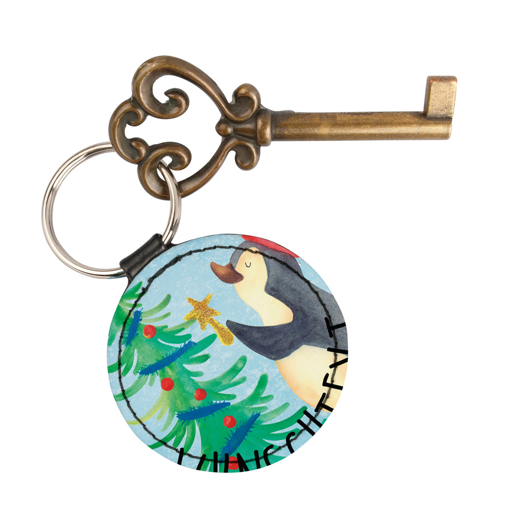 Personalisierter Schlüsselanhänger Pinguin Weihnachtsbaum Personalisierter Schlüsselanhänger, Personalisierter Anhänger, Personalisierter Taschenanhänger, Personalisierter Glücksbringer, Personalisierter Schutzengel, Schlüsselanhänger mit Namen, Anhänger mit Namen, Glücksbringer mit Namen, Schlüsselanhänger Wunschtext, Schlüsselanhänger selbst gestalten, Winter, Weihnachten, Weihnachtsdeko, Nikolaus, Advent, Heiligabend, Wintermotiv, Pinguin