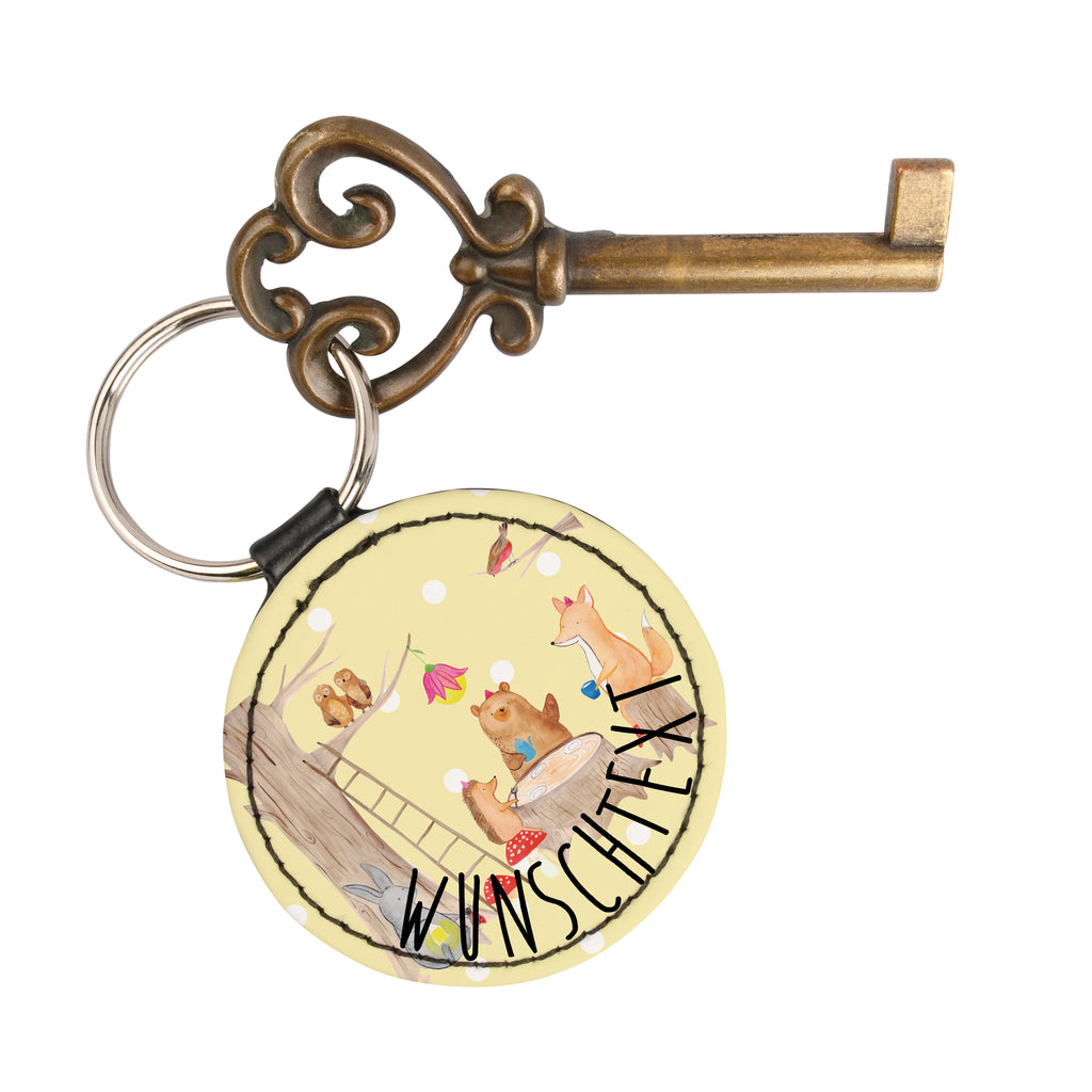 Personalisierter Schlüsselanhänger Waldtiere Picknick Personalisierter Schlüsselanhänger, Personalisierter Anhänger, Personalisierter Taschenanhänger, Personalisierter Glücksbringer, Personalisierter Schutzengel, Schlüsselanhänger mit Namen, Anhänger mit Namen, Glücksbringer mit Namen, Schlüsselanhänger Wunschtext, Schlüsselanhänger selbst gestalten, Tiermotive, Gute Laune, lustige Sprüche, Tiere, Waldtiere, Picknick, Wald, Fuchs, Hase, Igel, Maus, Eichhörnchen