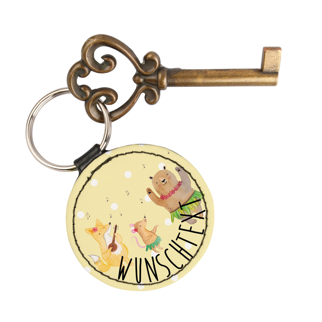 Personalisierter Schlüsselanhänger Waldtiere Aloha Personalisierter Schlüsselanhänger, Personalisierter Anhänger, Personalisierter Taschenanhänger, Personalisierter Glücksbringer, Personalisierter Schutzengel, Schlüsselanhänger mit Namen, Anhänger mit Namen, Glücksbringer mit Namen, Schlüsselanhänger Wunschtext, Schlüsselanhänger selbst gestalten, Tiermotive, Gute Laune, lustige Sprüche, Tiere, Wald, Waldtiere, Musik, Aloha, Bär, Hase, Igel, Tanzen, Leben, Lachen