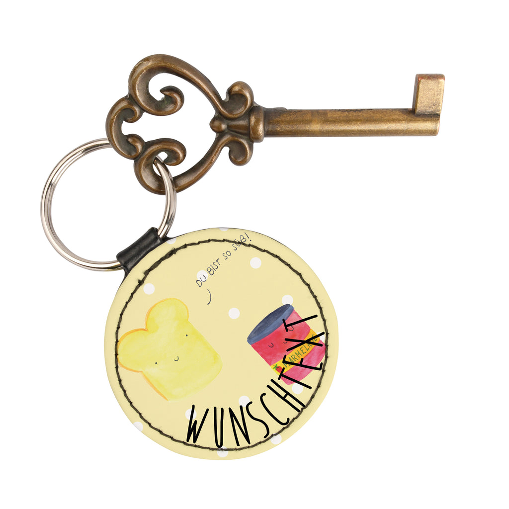 Personalisierter Schlüsselanhänger Toast & Marmelade Personalisierter Schlüsselanhänger, Personalisierter Anhänger, Personalisierter Taschenanhänger, Personalisierter Glücksbringer, Personalisierter Schutzengel, Schlüsselanhänger mit Namen, Anhänger mit Namen, Glücksbringer mit Namen, Schlüsselanhänger Wunschtext, Schlüsselanhänger selbst gestalten, Tiermotive, Gute Laune, lustige Sprüche, Tiere, Toast, Marmelade, Dreamteam, süße Postkarte, süß, Küche Deko, Küche Spruch, Frühstück Einladung, Brot, Toastbrot