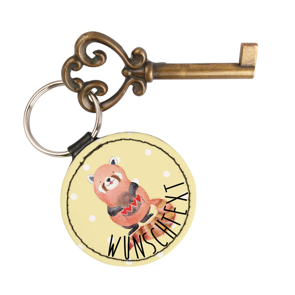 Personalisierter Schlüsselanhänger Roter Panda Personalisierter Schlüsselanhänger, Personalisierter Anhänger, Personalisierter Taschenanhänger, Personalisierter Glücksbringer, Personalisierter Schutzengel, Schlüsselanhänger mit Namen, Anhänger mit Namen, Glücksbringer mit Namen, Schlüsselanhänger Wunschtext, Schlüsselanhänger selbst gestalten, Tiermotive, Gute Laune, lustige Sprüche, Tiere, Panda, Liebe, Rot, Herz, Liebling, Lieblingsmensch