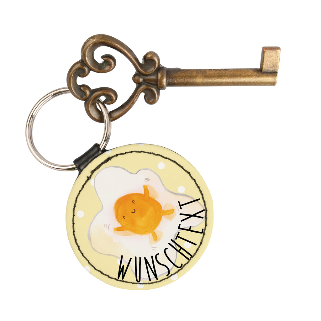 Personalisierter Schlüsselanhänger Spiegelei Personalisierter Schlüsselanhänger, Personalisierter Anhänger, Personalisierter Taschenanhänger, Personalisierter Glücksbringer, Personalisierter Schutzengel, Schlüsselanhänger mit Namen, Anhänger mit Namen, Glücksbringer mit Namen, Schlüsselanhänger Wunschtext, Schlüsselanhänger selbst gestalten, Tiermotive, Gute Laune, lustige Sprüche, Tiere, Ei, Spiegelei, Schön, Tag, Glücklich, Liebe