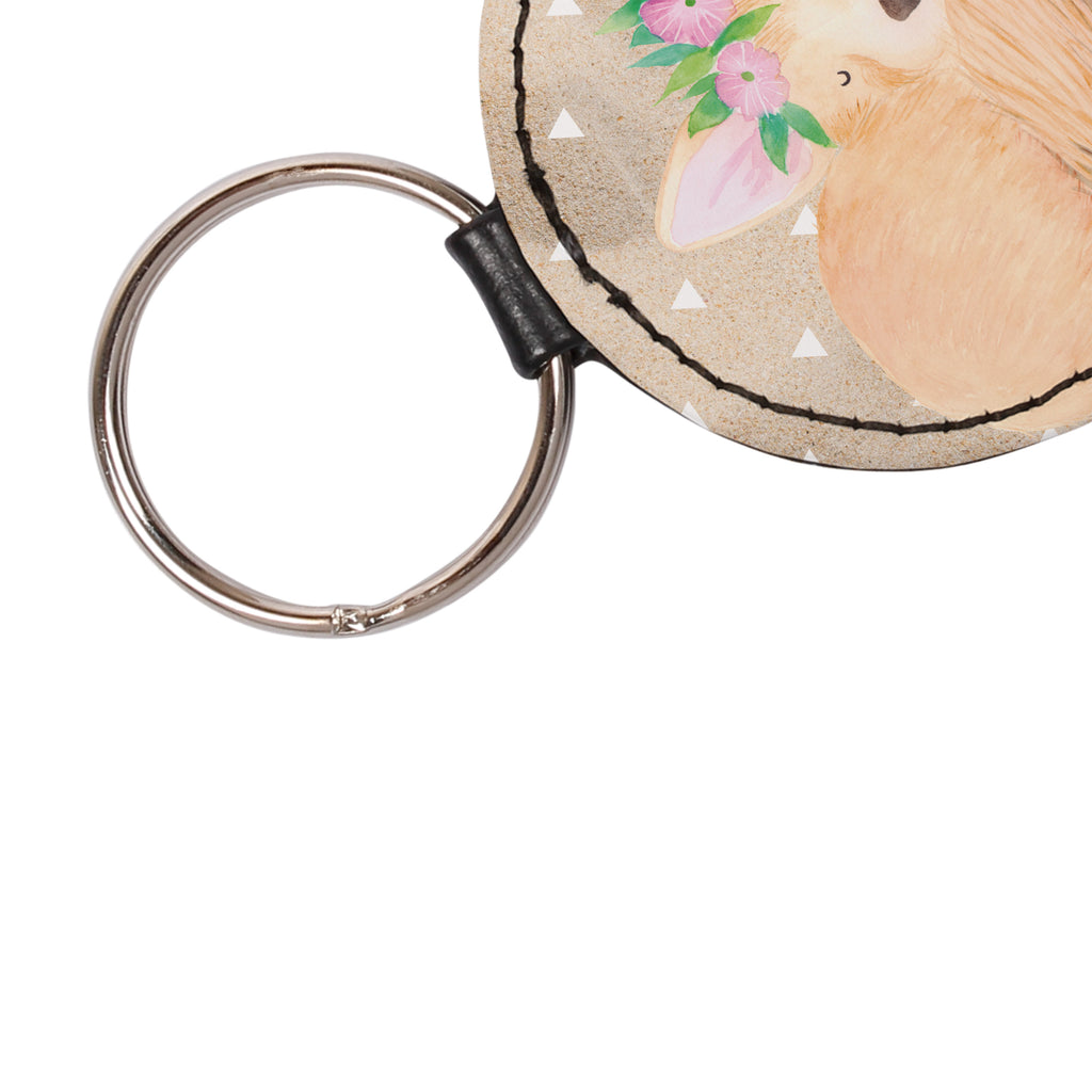 Personalisierter Schlüsselanhänger Wüstenfuchs Blumenkranz Personalisierter Schlüsselanhänger, Personalisierter Anhänger, Personalisierter Taschenanhänger, Personalisierter Glücksbringer, Personalisierter Schutzengel, Schlüsselanhänger mit Namen, Anhänger mit Namen, Glücksbringer mit Namen, Schlüsselanhänger Wunschtext, Schlüsselanhänger selbst gestalten, Afrika, Wildtiere, Wüste, Wüstenfuchs, Blumen, Blumenkranz, Glücklich