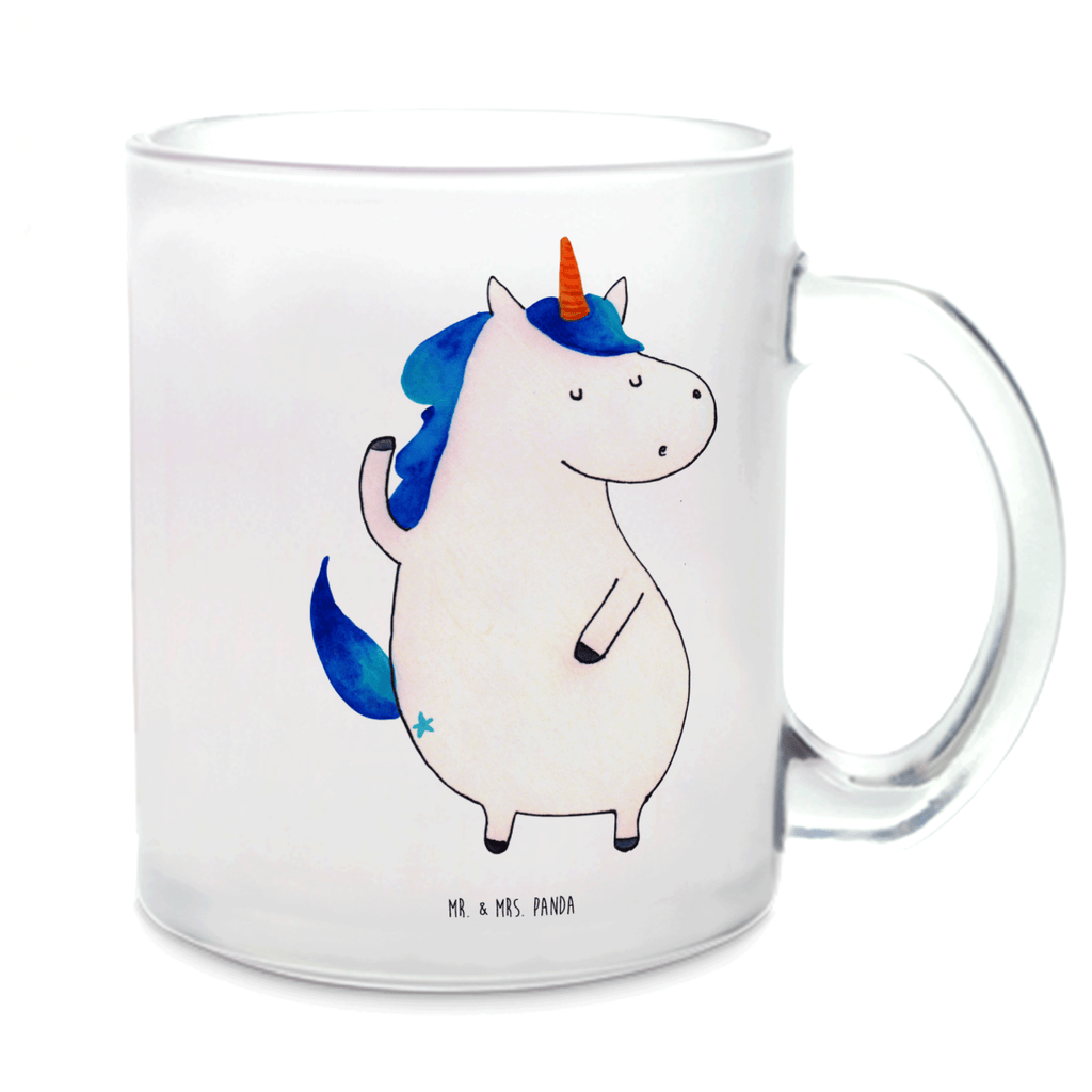 Teetasse Einhorn Mann Teetasse, Teeglas, Teebecher, Tasse mit Henkel, Tasse, Glas Teetasse, Teetasse aus Glas, Einhorn, Einhörner, Einhorn Deko, Pegasus, Unicorn, cool, Mann, Freundin, Familie, bester Freund, BFF, Party, hübsch, beste
