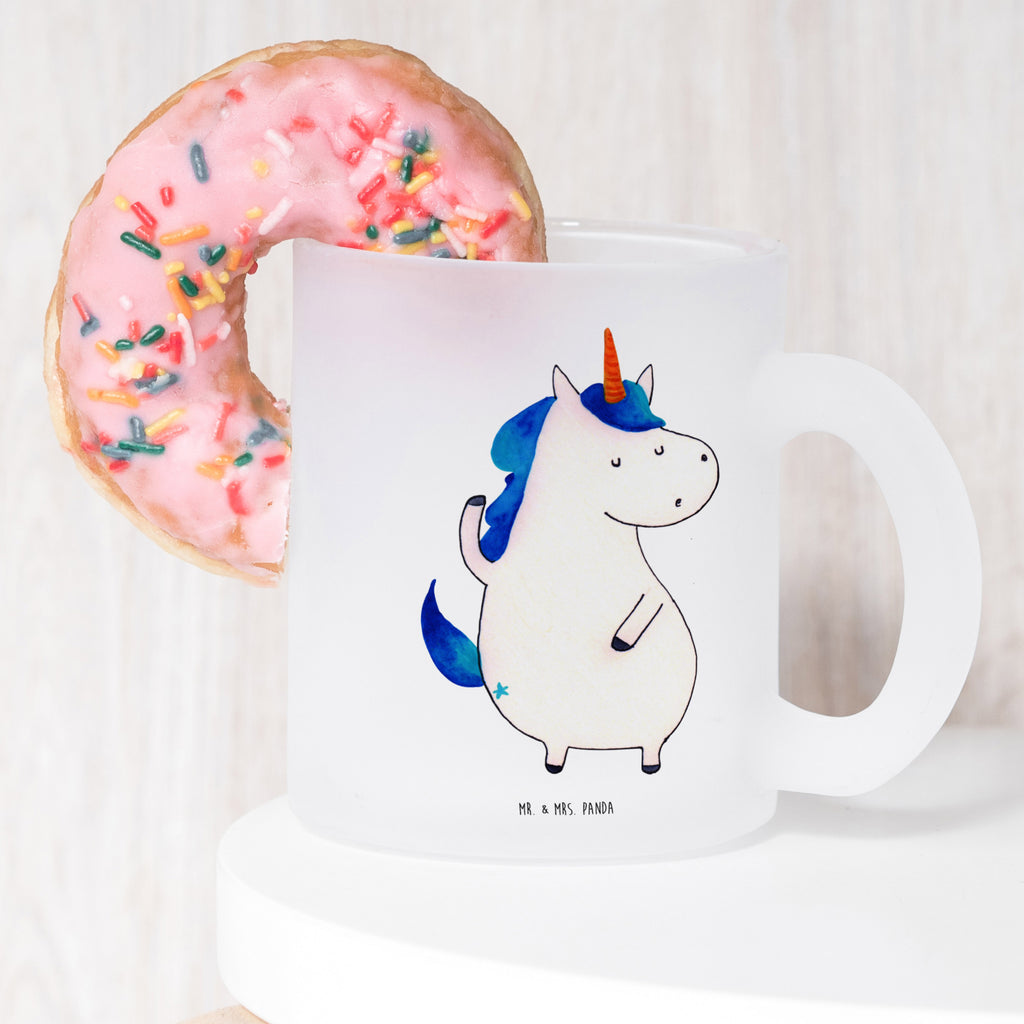 Teetasse Einhorn Mann Teetasse, Teeglas, Teebecher, Tasse mit Henkel, Tasse, Glas Teetasse, Teetasse aus Glas, Einhorn, Einhörner, Einhorn Deko, Pegasus, Unicorn, cool, Mann, Freundin, Familie, bester Freund, BFF, Party, hübsch, beste