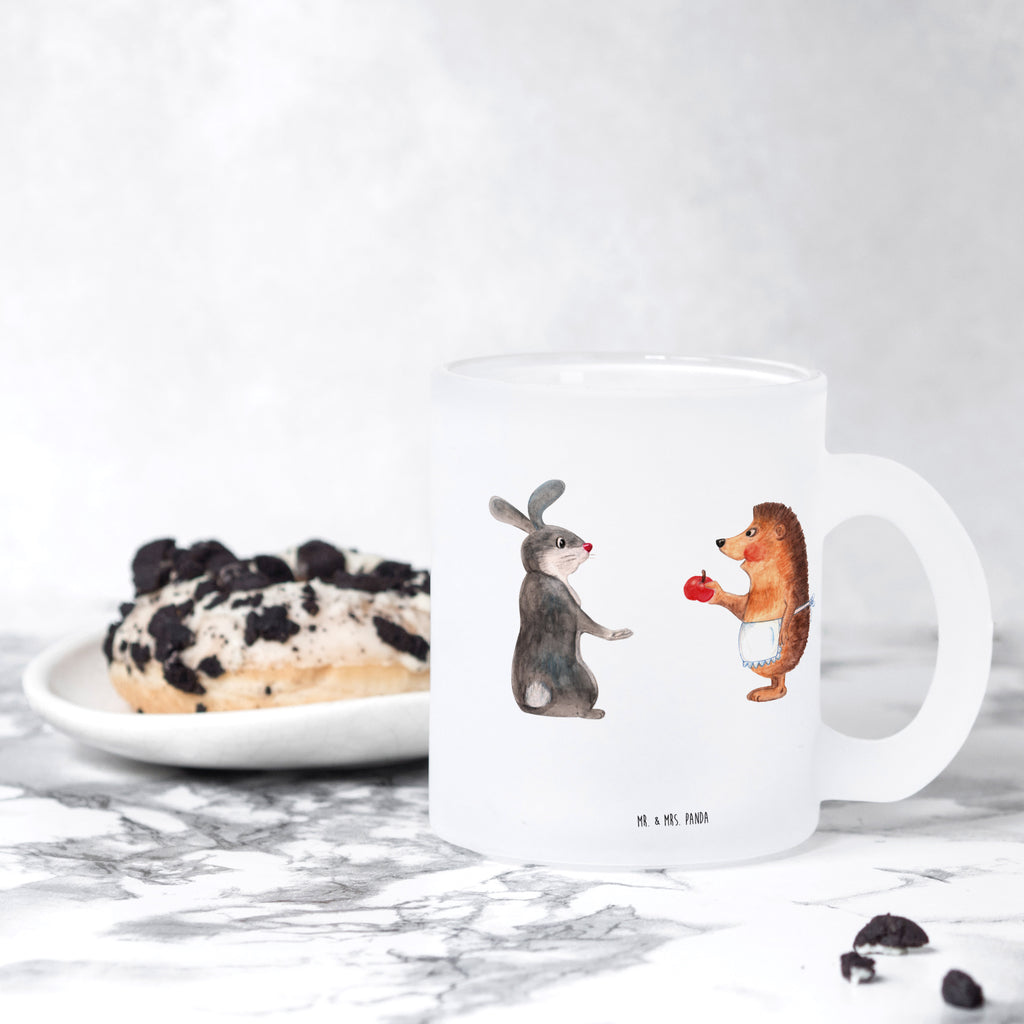 Teetasse Liebe ist nie ohne Schmerz Teetasse, Teeglas, Teebecher, Tasse mit Henkel, Tasse, Glas Teetasse, Teetasse aus Glas, Tiermotive, Gute Laune, lustige Sprüche, Tiere, Igel und Hase, Igel, Hase, Liebe Spruch, Liebeskummer Geschenk, Herzschmerz, Trösten, Trennungsschmerz, Spruch romantisch