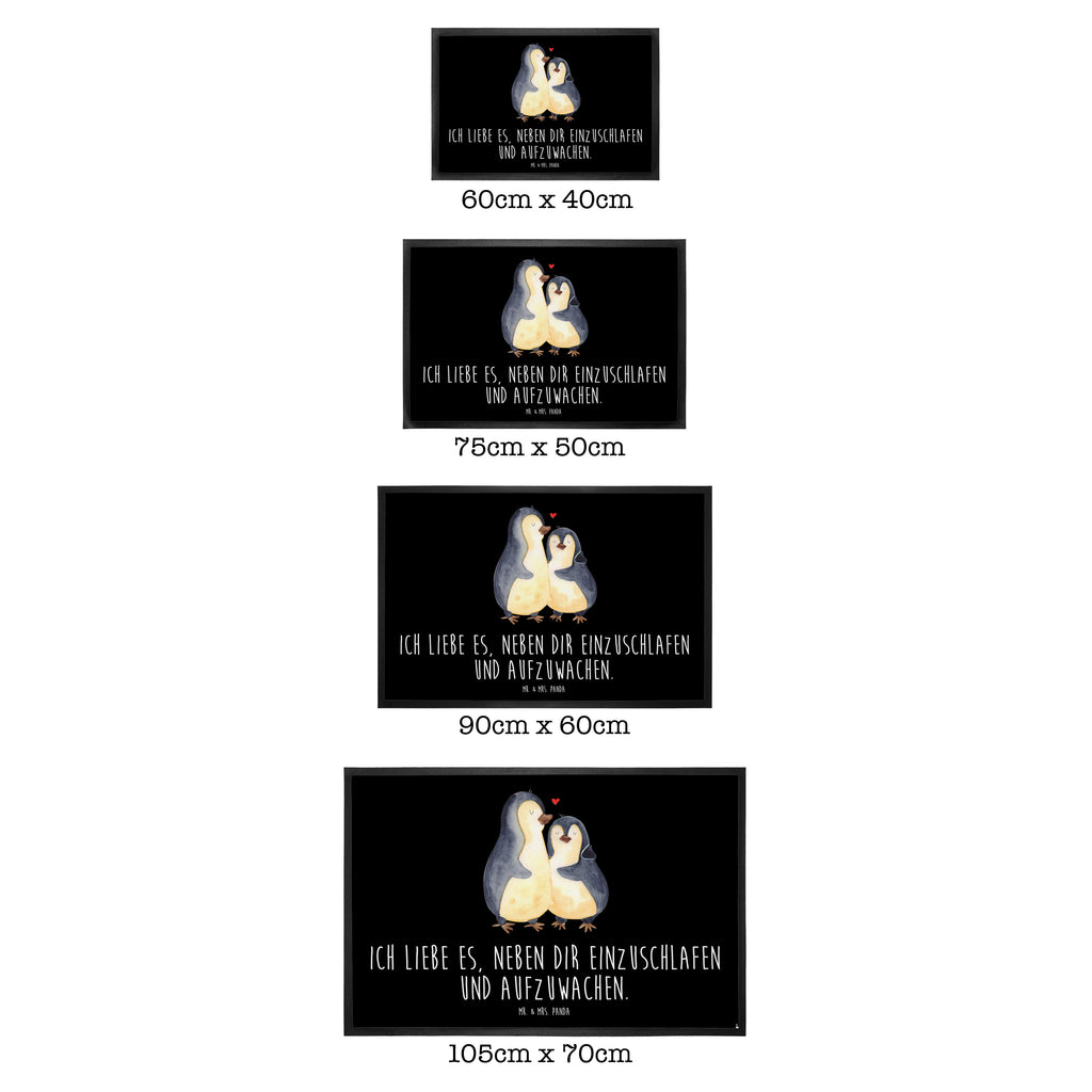 Fußmatte Pinguine Einschlafen Türvorleger, Schmutzmatte, Fußabtreter, Matte, Schmutzfänger, Fußabstreifer, Schmutzfangmatte, Türmatte, Motivfußmatte, Haustürmatte, Vorleger, Liebe, Partner, Freund, Freundin, Ehemann, Ehefrau, Heiraten, Verlobung, Heiratsantrag, Liebesgeschenk, Jahrestag, Hocheitstag, Valentinstag, Geschenk für Frauen, Hochzeitstag, Mitbringsel, Geschenk für Freundin, Geschenk für Partner, Liebesbeweis, für Männer, für Ehemann